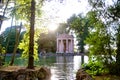 The Temple of Aesculapius in Rome, Italy