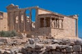 The ruins of the temple of Aphrodite. Royalty Free Stock Photo