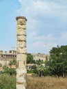 Ruins of the Temple of Aphrodite, one of the seven wonders of the world, Turkey. Royalty Free Stock Photo