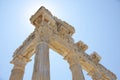 ruins of the Temple of Apollo in the ancient city of Side, Turkey Royalty Free Stock Photo