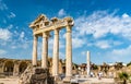 Ruins of the Temple of Apollo in Side, Turkey Royalty Free Stock Photo