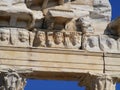 Ruins of the Temple of Apollo in Side in a beautiful summer day in Antalya, Turkey Royalty Free Stock Photo