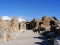 Ruins of the Temple of Apollo in Side in a beautiful summer day in Antalya, Turkey Royalty Free Stock Photo