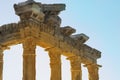 Ruins of the Temple of Apollo in Side Turkey Royalty Free Stock Photo