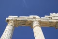 Ruins of the Temple of Apollo in Side Turkey place monument Royalty Free Stock Photo