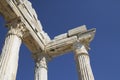 Ruins of the Temple of Apollo in Side Turkey place Royalty Free Stock Photo