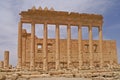 Ruins of the Temple of Ba'al in Palmyra, Syria Royalty Free Stock Photo