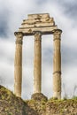 Ruins at Temple of Castor & Pollux, Roman Forum, Italy