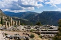 Temple of Apollo at Delphi Greece Royalty Free Stock Photo