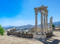 Temple of Dionysos in the Pergamon Ancient City, Turkey