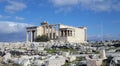 Ruins of the Temple of Erechtheion on Acropolis, Athens, Greece