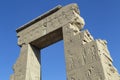 The ruins of the temple of the goddess of love in Dendera. Royalty Free Stock Photo