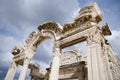 The ruins of the Temple of Hadrian