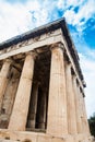 Ruins of the Temple of Hephaestus built at the Ancient Agora between 460 and 420 B.C