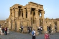 The ruins of the Temple of Kom Ombo located 65 km south of Edfu in Egypt.