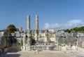 The ruins of a temple in Letoon sanctuary near Xanthos