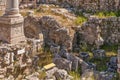 Ruins Temple of Serapis in Jerusalem