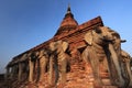 The ruins of the temple.Sukhothai.Thailan Royalty Free Stock Photo