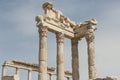 Ruins of the Temple of Trajan Royalty Free Stock Photo