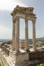 Ruins of the Temple of Trajan Royalty Free Stock Photo