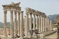 Ruins of the Temple of Trajan Royalty Free Stock Photo