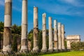 Ruins of the Temple of Venus and Roma located on the Velian Hill and Arch of Titus