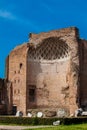 Ruins of the Temple of Venus and Roma located on the Velian Hill in Rome