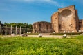 Ruins of the Temple of Venus and Roma located on the Velian Hill in Rome