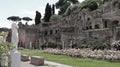 Ruins of the Temple of Vesta at the Foro Romano in Rome