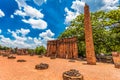 Ruins of temples in Ayutthaya period