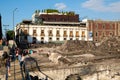 The ruins of the Templo Mayor, a major aztec temple in Mexico City