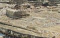 Ruins of Templo Mayor of Tenochtitlan. Mexico City. Royalty Free Stock Photo