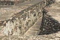 Ruins of Templo Mayor of Tenochtitlan. Mexico City.