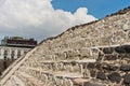 Ruins of Templo Mayor of Tenochtitlan. Mexico City. Royalty Free Stock Photo