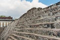 Ruins of Templo Mayor of Tenochtitlan. Mexico City. Royalty Free Stock Photo