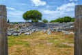 Ruins of Teos ancient city. Sigacik, Seferihisar, Izmir, Turkey.