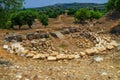 Ruins of Teos ancient city. Sigacik, Seferihisar, Izmir, Turkey.