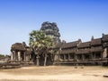 Ruins in the territory of the main Angkor Wat Temple complex, Siem reap, Cambodia