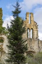 Ruins of a 16th Century Monastery in Corfu Greece.