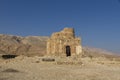 Ruins of the 13th century tomb of Bibi Maryam at Qalhat, near Sur in eastern Oman Royalty Free Stock Photo