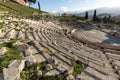 Ruins of the Theatre of Dionysus in Acropolis of Athens, Greece Royalty Free Stock Photo