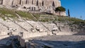 Ruins of the Theatre of Dionysus in Acropolis of Athens