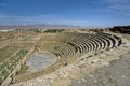 Ruins of theatre in Timgad Royalty Free Stock Photo