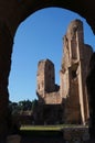 Ruins of thermes Caracalla of Diocletian in Rome