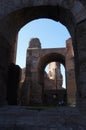 Ruins of thermes Caracalla of Diocletian in Rome