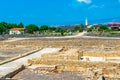 Ruins of Theseus house at Paphos Archaeological Park on Cyprus