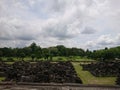 Editorial, ruins of thousand temple or candi sewu, 05 november 2022, yogyakarta, tourist seen