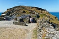 Ruins Of Tintagel Castle - Cornwall UK