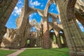 The ruins of Tintern Abbey in the Wye Valley, Monmouthshire Royalty Free Stock Photo