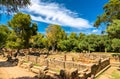 Ruins of Tipasa, a Roman colonia in Algeria, North Africa Royalty Free Stock Photo